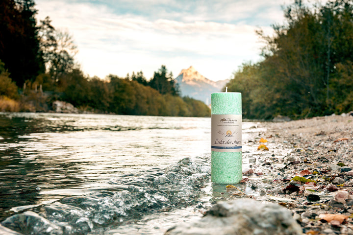 Die Frische - Licht der Alpen - Allgäuer Heilkräuter Duftkerze