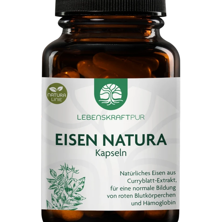 Eisen Natura Kapseln Curryblatt Hagebutte - 120 Kapseln 2 Monate