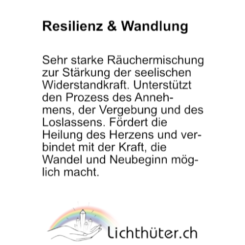 Lichtchrüter zum Räuchern - RESILIENZ & WANDLUNG 25g