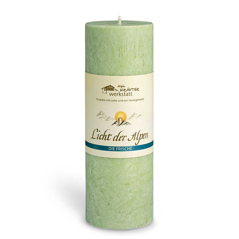 Die Frische - Licht der Alpen - Allgäuer Heilkräuter Duftkerze