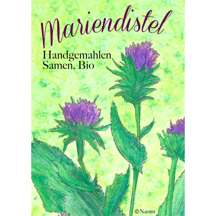 Mariendistel Samen Pulver - 100% handgemahlenes natürliches Superfood BIO 250g