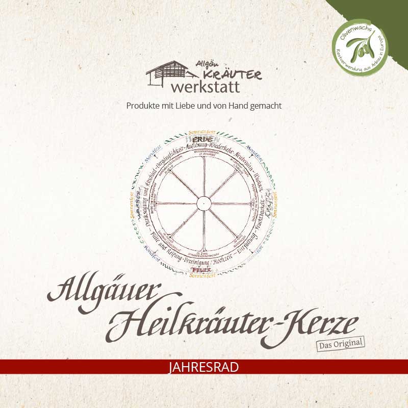 MAGIE DER WEIHNACHT - Allgäuer Heilkräuter Kerze
