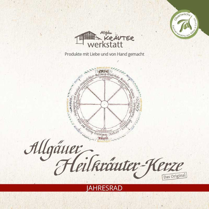 MAGIE DER WEIHNACHT - Allgäuer Heilkräuter Kerze