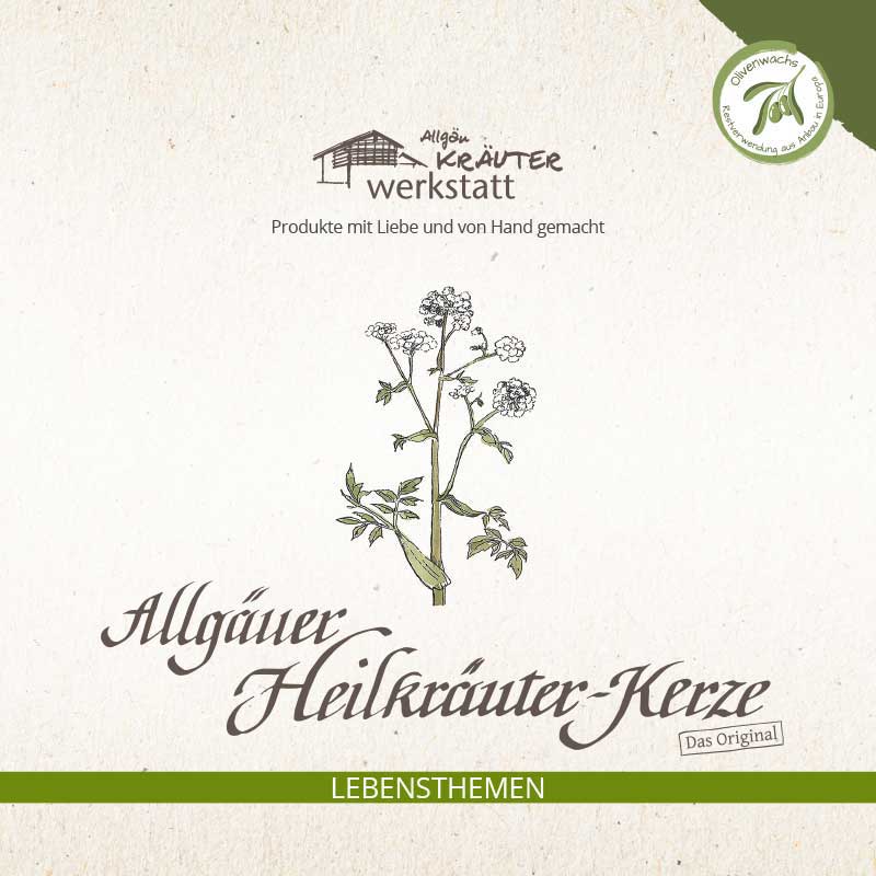 LICHTENGEL - Allgäuer Heilkräuter Kerze