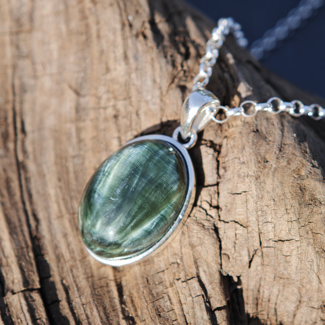 Seraphinit (Seelenwachstum) Anhänger S925 (1)