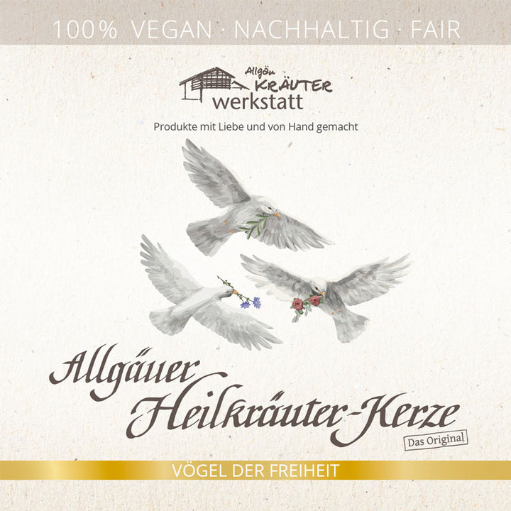 HOFFNUNG - Allgäuer Heilkräuter Kerze