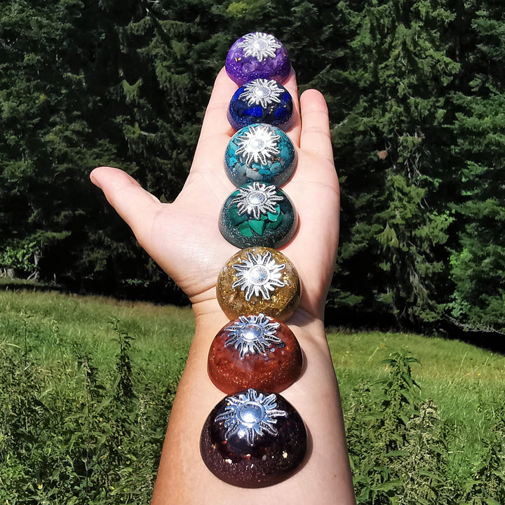 Chakra Orgonit Set