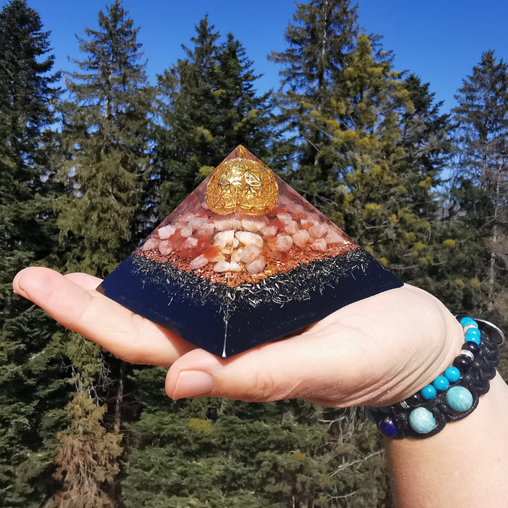 Orgone Cheops Pyramide LEBENSKRAFT 10cm