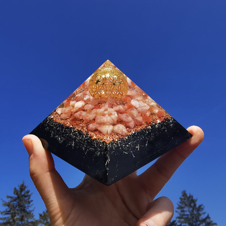 Orgone Cheops Pyramide LEBENSKRAFT 10cm