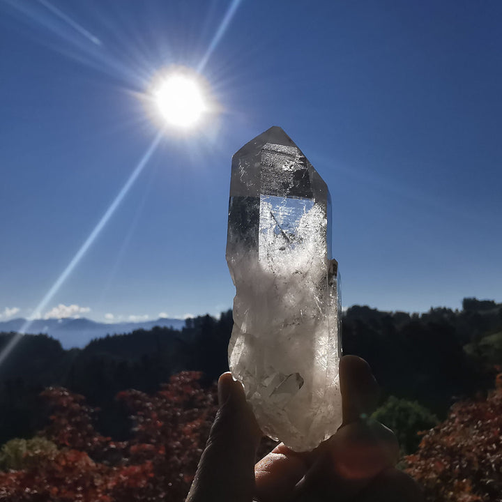 Bergkristall-Spitze Himalaya Speicherquarz TOP Stück (8)